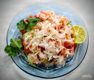 Салат с редькой