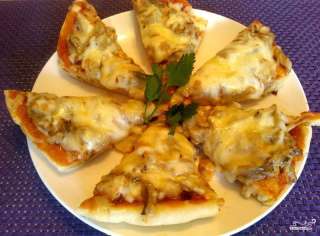 Начинка для пиццы с грибами