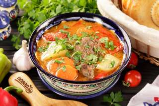 Шурпа на костре