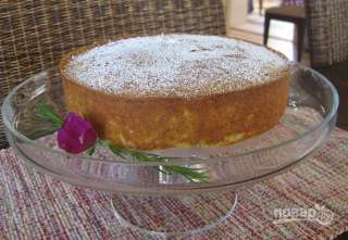 Манник с апельсином и орехами