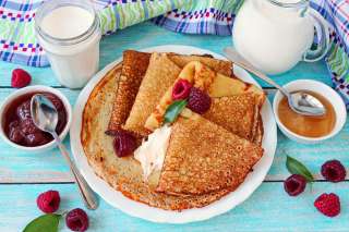 Блины на сухом молоке