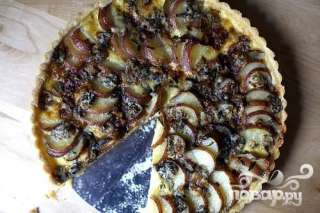 Тарт с картофелем и голубым сыром