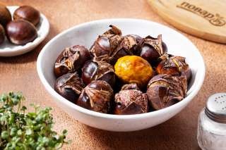 Каштаны в аэрогриле