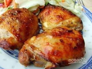 Куриные бедрышки с картошкой