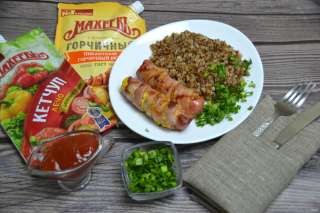 Сосиски в беконе и в  майонезе "Горчичный" "Махеев" 