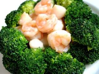 Брокколи с морепродуктами