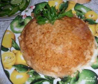 Пудинг мясной в духовке