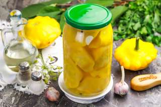 Маринованные патиссоны