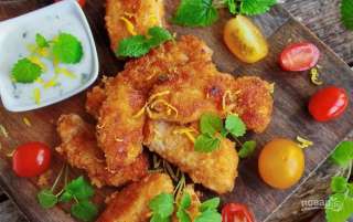 Жареная курица с хрустящей корочкой