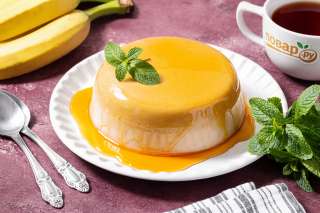 Банановый десерт без выпечки