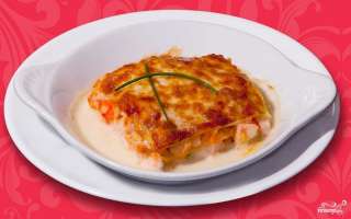 Лазанья с морепродуктами