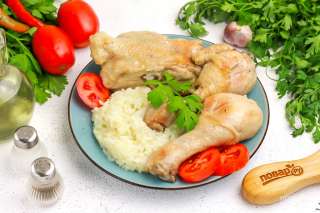 Курица в майонезе с чесноком