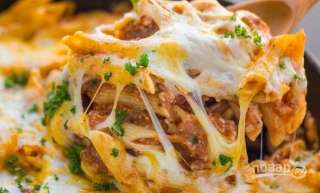 Лазанья с макаронами