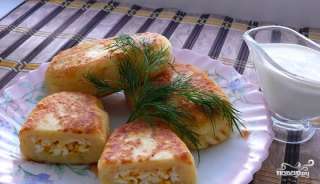 Картофельные зразы с яйцом