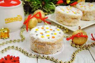Пирожные "Медовые сласти" на Новый год 2026