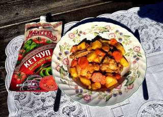 Тушеная картошка с мясом по-махеевски из России