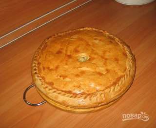 Курник с курицей и картошкой