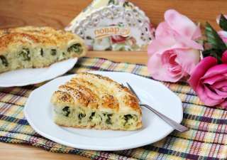 Греческая улитка с сыром и шпинатом