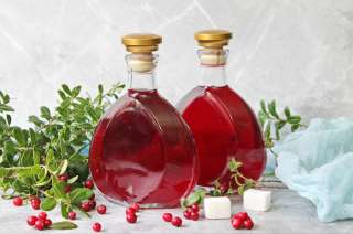 Наливка из брусники