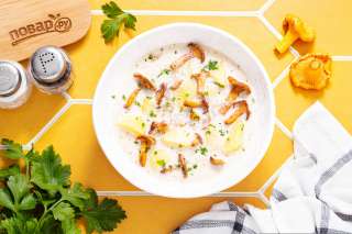 Суп из лисичек