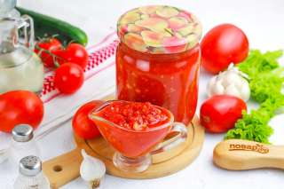 Аджика вареная на зиму из помидоров