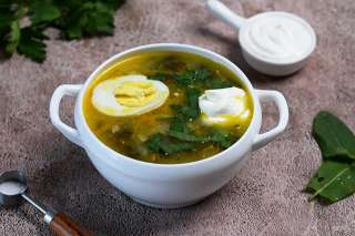 Щавелевый суп с мясом