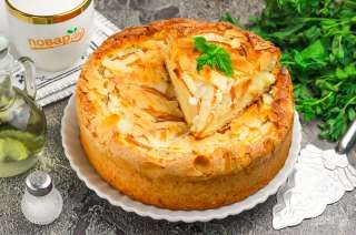 Миндально-яблочный пирог