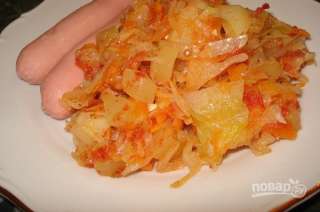 Тушеная курица с картошкой и другими овощами в мультиварке