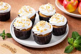 Маффины с яблоками