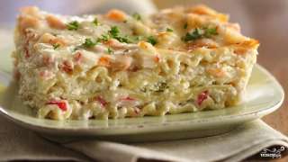 Лазанья из морепродуктов