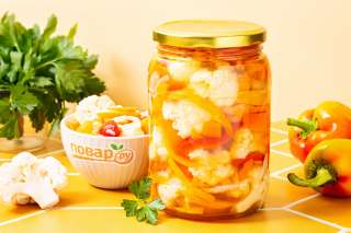 Салат из цветной капусты на зиму