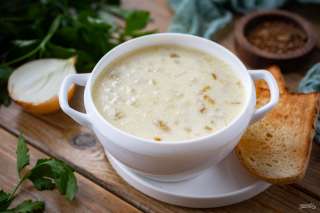 Сливочный луковый суп