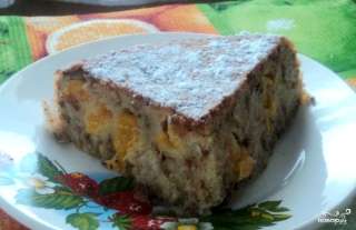 Пирог с мандаринами в мультиварке
