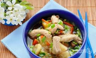 Мисо суп со свининой