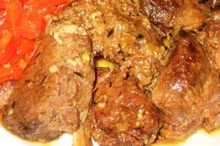 Мясо дикой козы в пряном маринаде