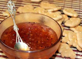 Желе из крыжовника с апельсином