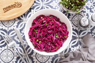 Салат из вареной свеклы