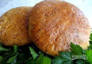 Лепешки с сыром в духовке