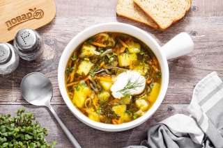 Суп из щавеля