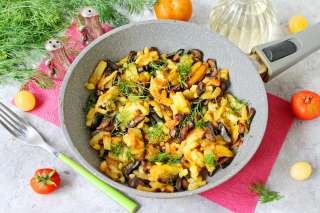 Подосиновики с картошкой