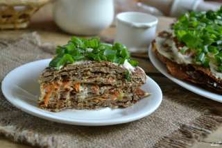 Мини печеночные тортики (оладьи) - вкусная и оригинальная закуска