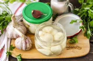 Чеснок маринованный по-грузински