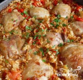 Цыпленок с рисом в горшочке
