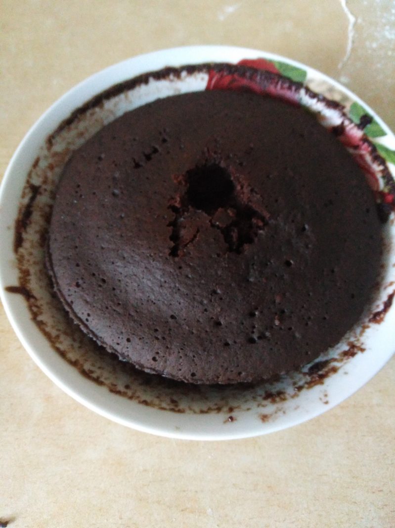 Кекс в кружке за 5 минут в микроволновке рецепт без молока