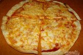 Сырная пицца на гриле