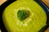 Суп-пюре из брокколи и шпината