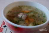 Грибной суп с мясом