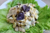 Теплый белковый салат (фитнесс-рецепт)
