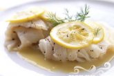 Рыба с лимонным соусом