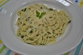 Спагетти с зеленью